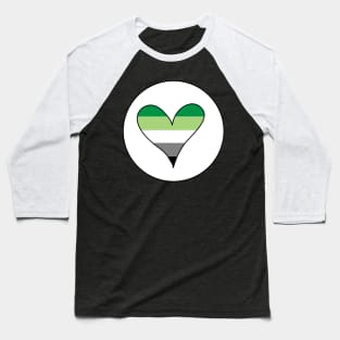 Love is Love: Aromantic Pride Baseball T-Shirt